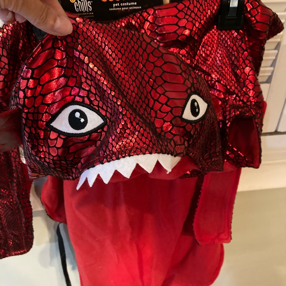 Thrills & Chills Dog Dragon Halloween Costume XL Dog Pet Smart Worn Once